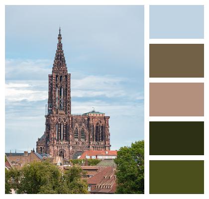 Strasbourg Cathedral Church Cathedral Image